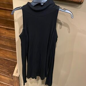 Joe’s collection high neck and open shoulder top